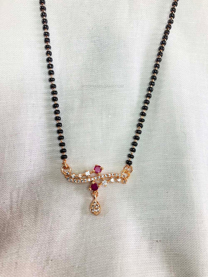 Rose Gold Saanvi Delicate Mangalsutra
