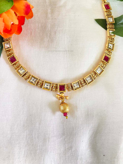 Ruby Hritika Jewellery Set