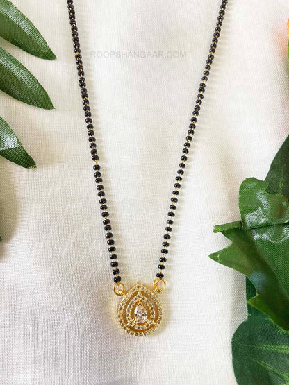 White Gold Yukti Mangalsutra